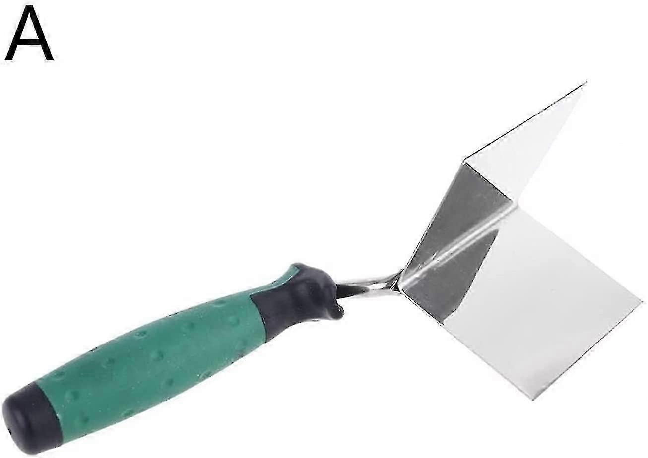 2 Pcs Drywall Angle Tool Flexes For 90 Degree Angle Ergonomic Corner Trowel Grip Tool Made Of High Quality Stainless Steel Sheet
