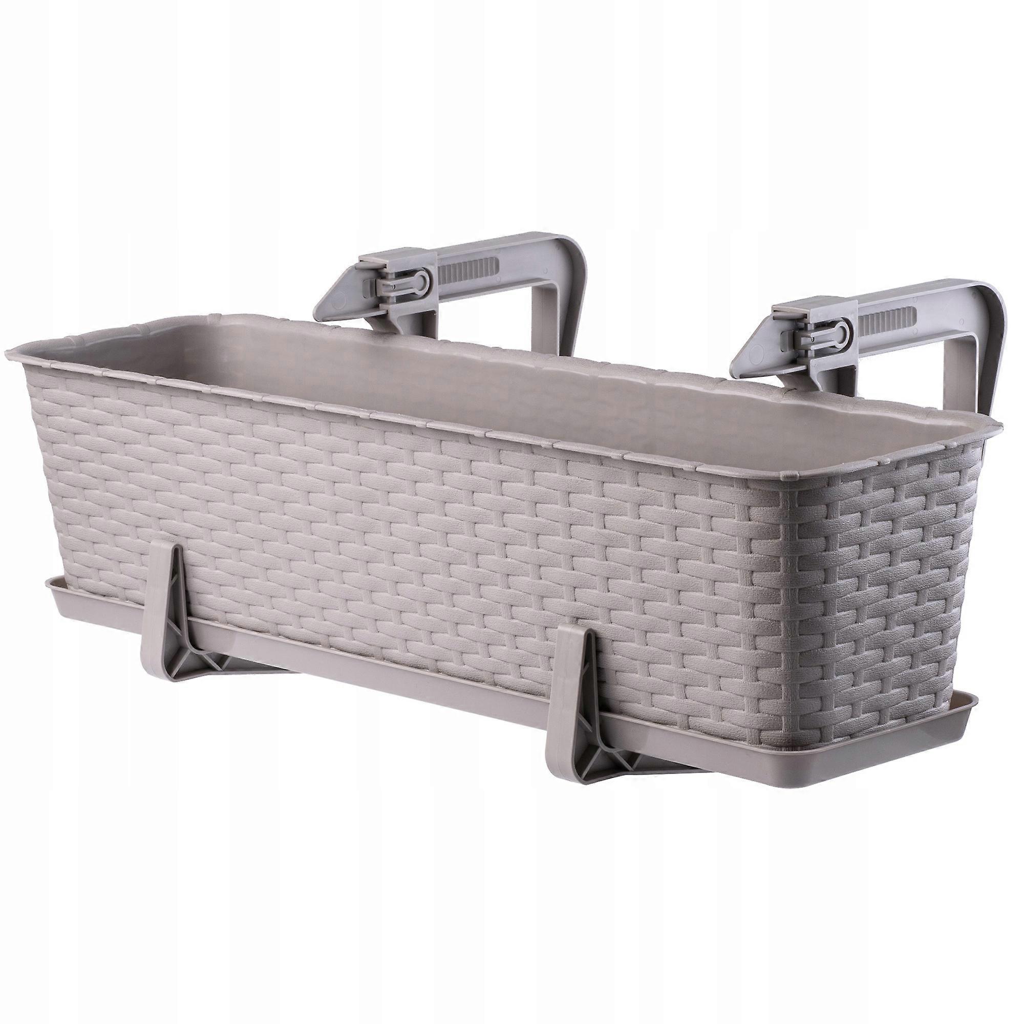 KADAX Pflanzgefäß Balkon Blumentopf Ständer Griffe 60cm