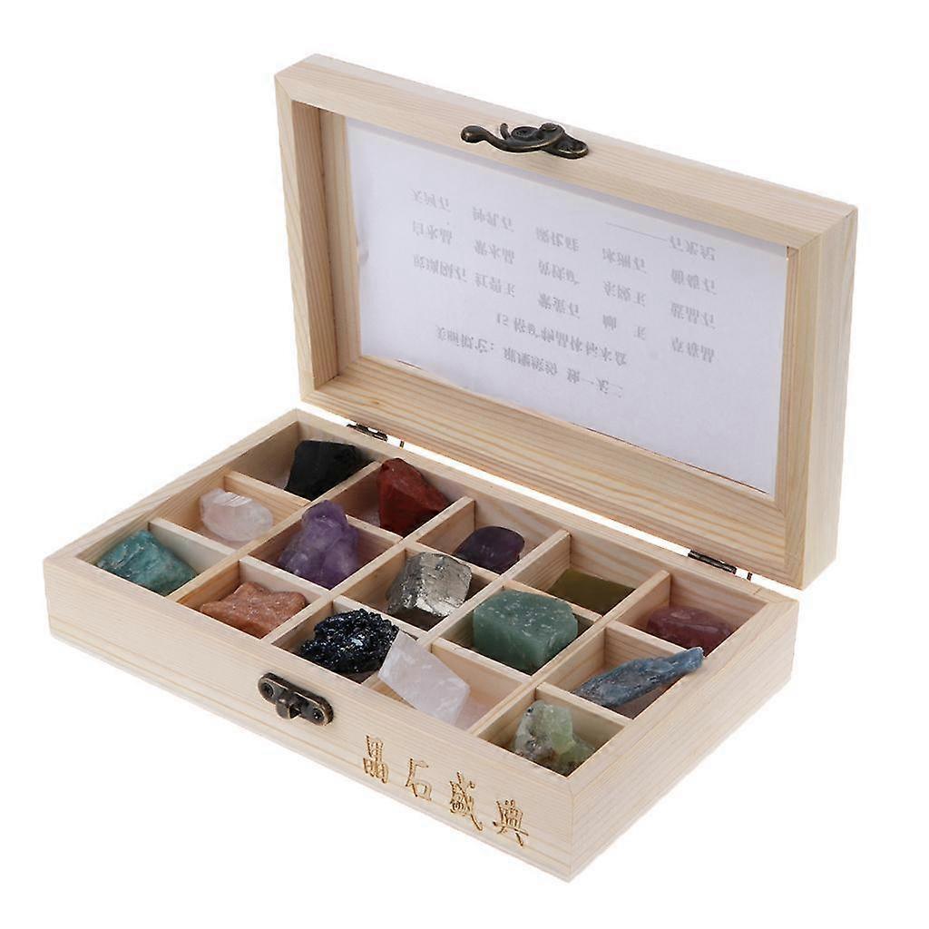 Rock & Mineral Collection Geology Science Kit Earth Science Toy - Set of 15