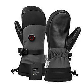 Beheizte Handschuhe für Herren und Damen, Skihandschuhe, Snowboardhandschuhe, Touchscreen-Handschuhe, elektrischer Handwärmer zum Radfahren, Wandern, XL