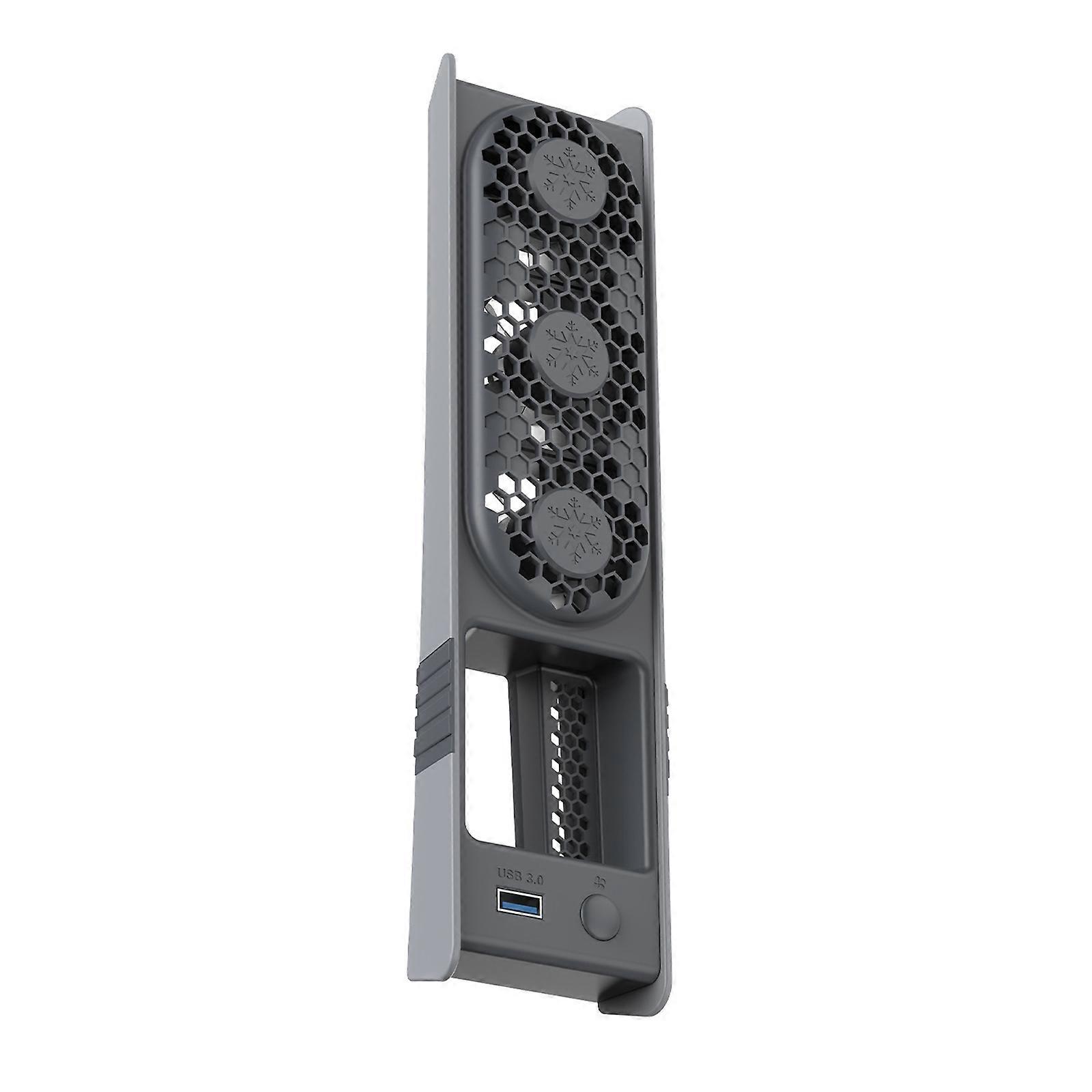 Efficient Cooling Fan with Adjustable Speed Gaming consoles  Cooling  Enhances Cooling Fan ABS Cooling  Suitable for P5  Black