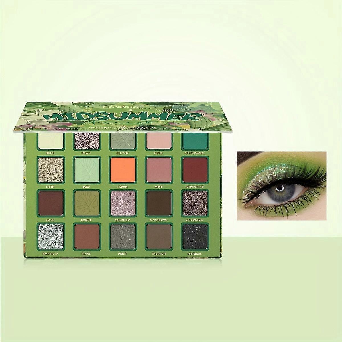 Eyeshadow multi-color makeup pearlescent matte delicate multi-purpose non-flying powder is not easy to take off makeup FBF001
