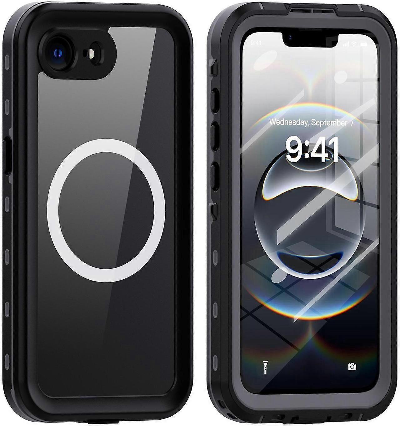 Waterproof Case for iPhone 16e, Shockproof Dustproof Built-in Screen Protector, Full Body Sealed Heavy Duty Protective Cover for iPhone 16e 6.1 Inches