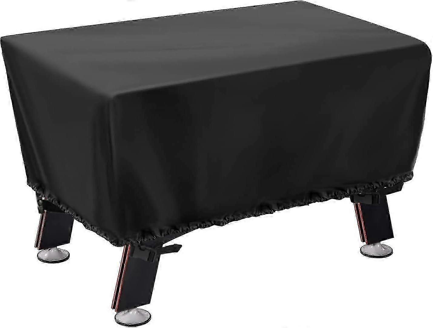 Foosball Table Cover - Table Football Cover Waterproof for Foosball Table Adults, Dustproof Soccer Table Cover Rectangular, Black-Good