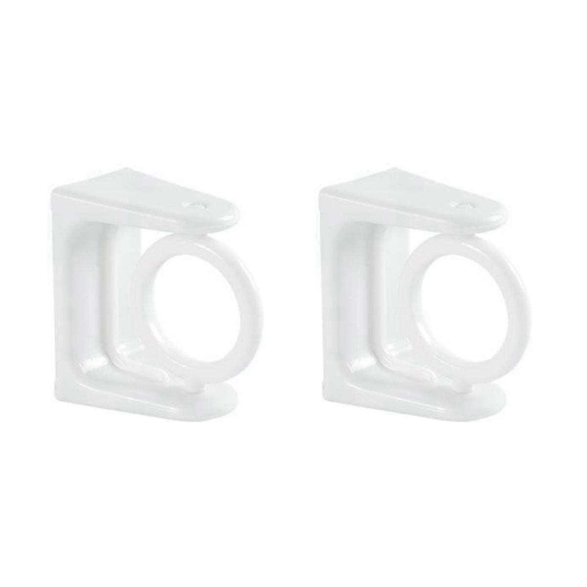 360° Rotatable Pole Fixator for Non-drilling Adhesive Hooks Towel Rod