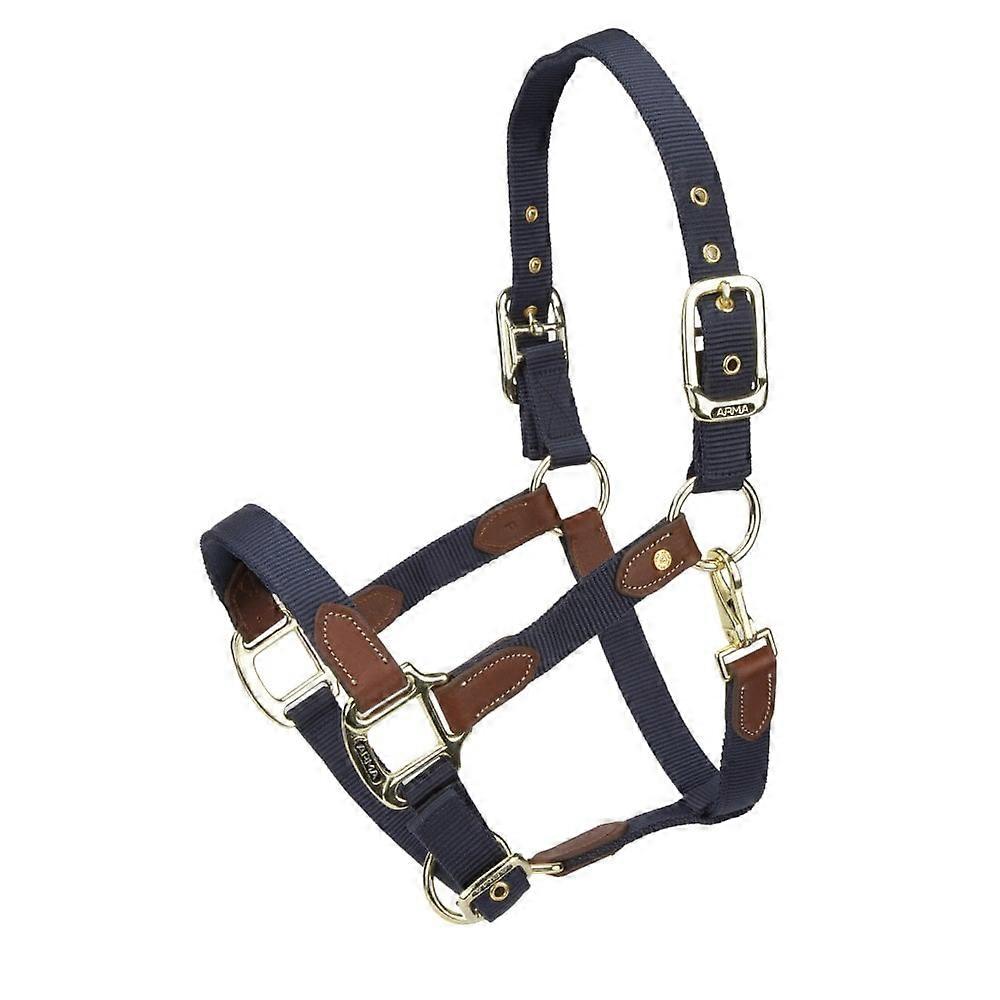 Shires Arma Porto Headcollar - Navy Blue