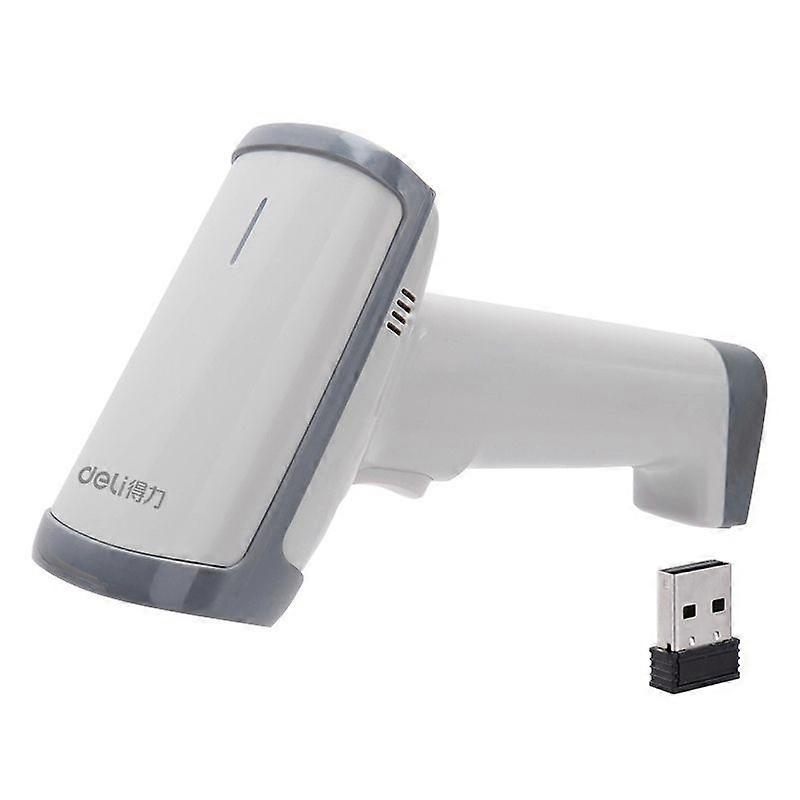 Deli Catering Scanning Gun, Model: Wireless (White) Wireless (White)