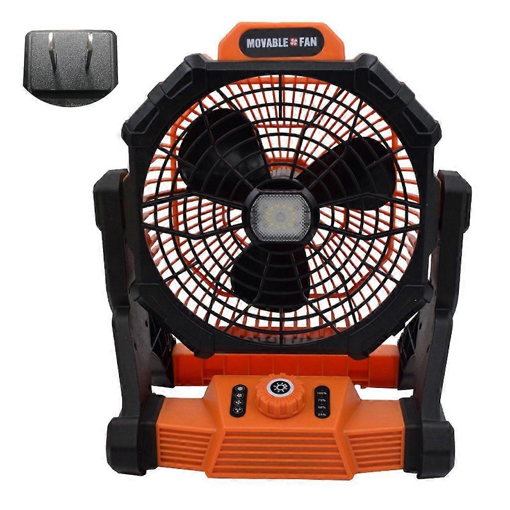 Ventilatore da tavolo da 14400 mAh con lampada a LED per tenda da campeggio camera da letto da viaggio casa all'aperto