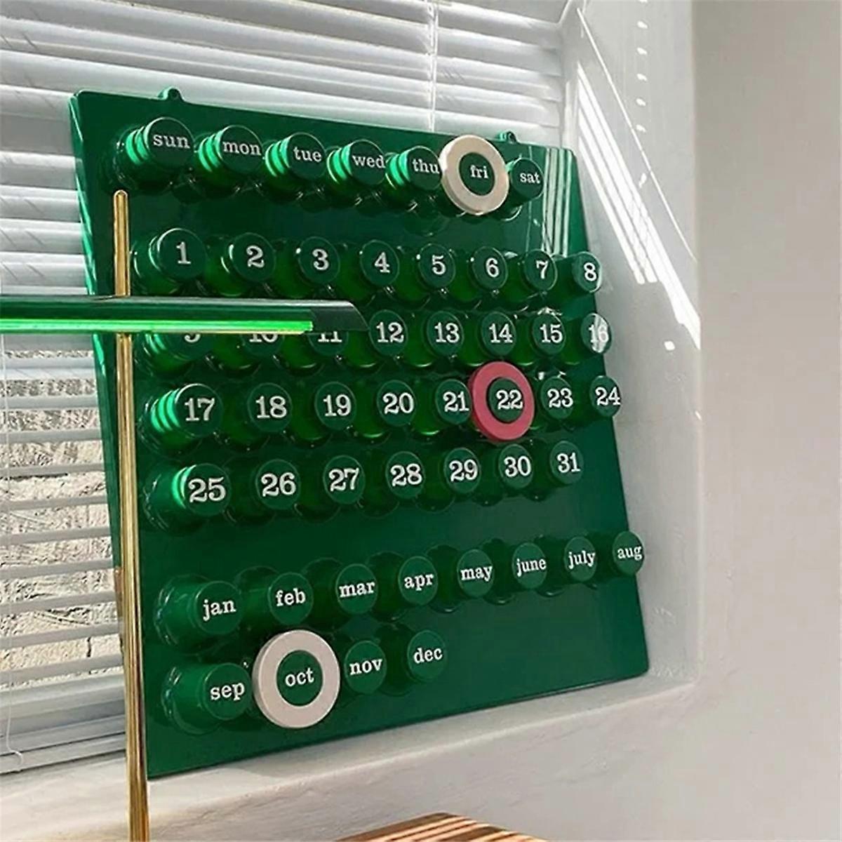 Personalized Calendar Board Creative Perpetual Calendar Internet Celebrity Ins Style Home Decoration