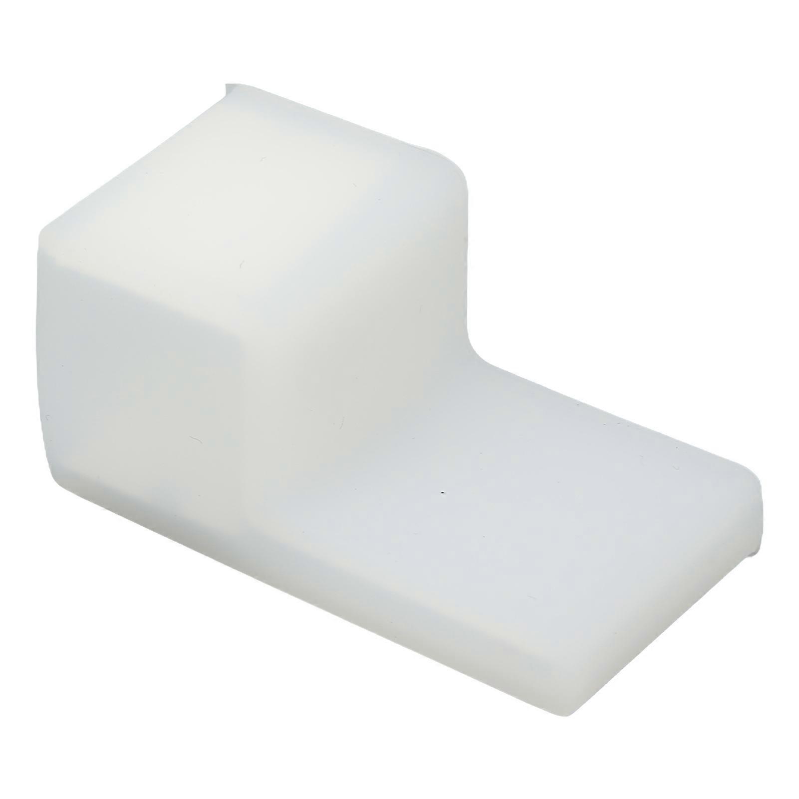 10 Pcs H Shape Silicone Corner Protectors 2.5x2.5x4.7cm Transparent