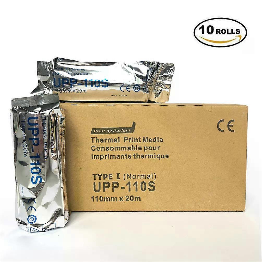 UPP 110S (10 rollen) 110 mm x 20 m voor Sony Ultrasounic thermisch printerpapier