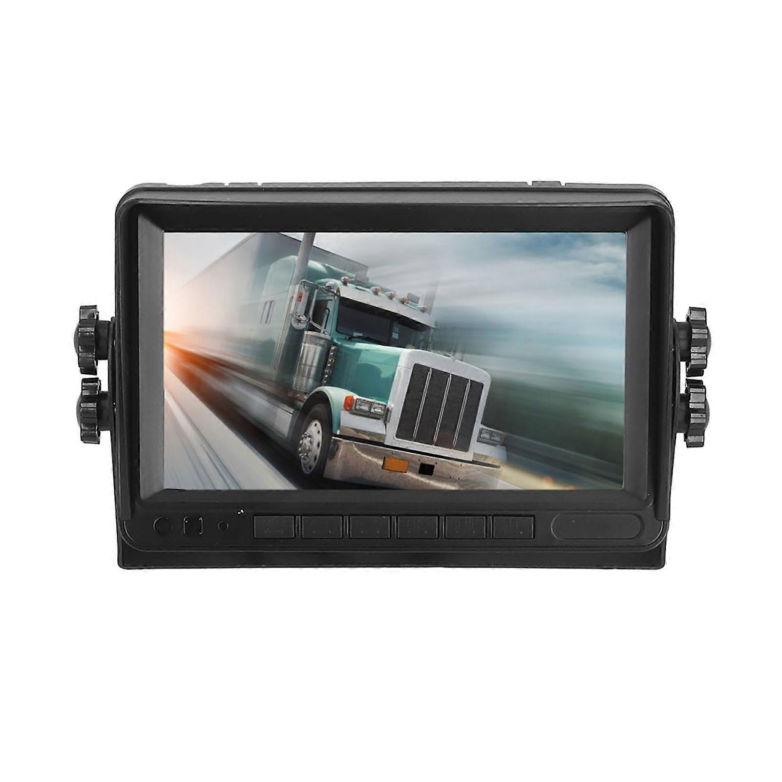 7in AHD Waterproof Car Backup Camera Monitor 12V-36V Night Vision