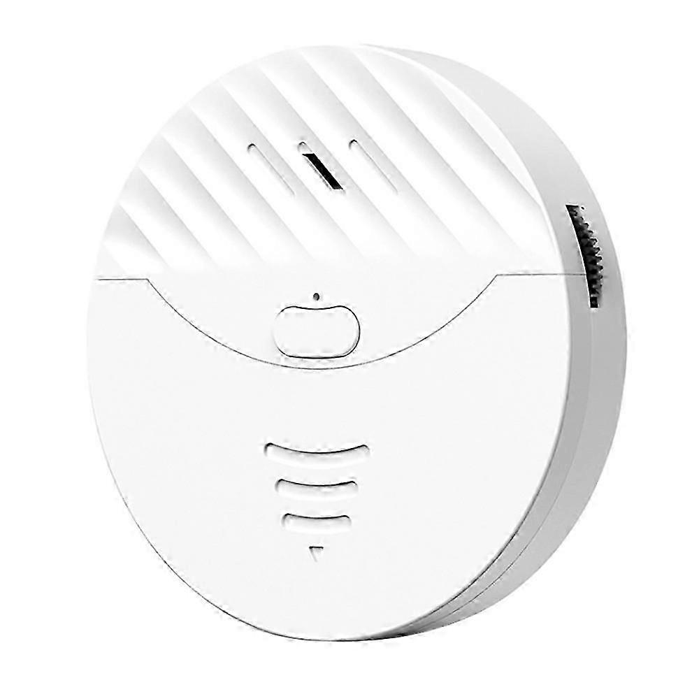 Tuya Smart WiFi Alarm Door and Window Vibration Sensor Security Protection Alert Works with Alexa, Smart Life(White) js