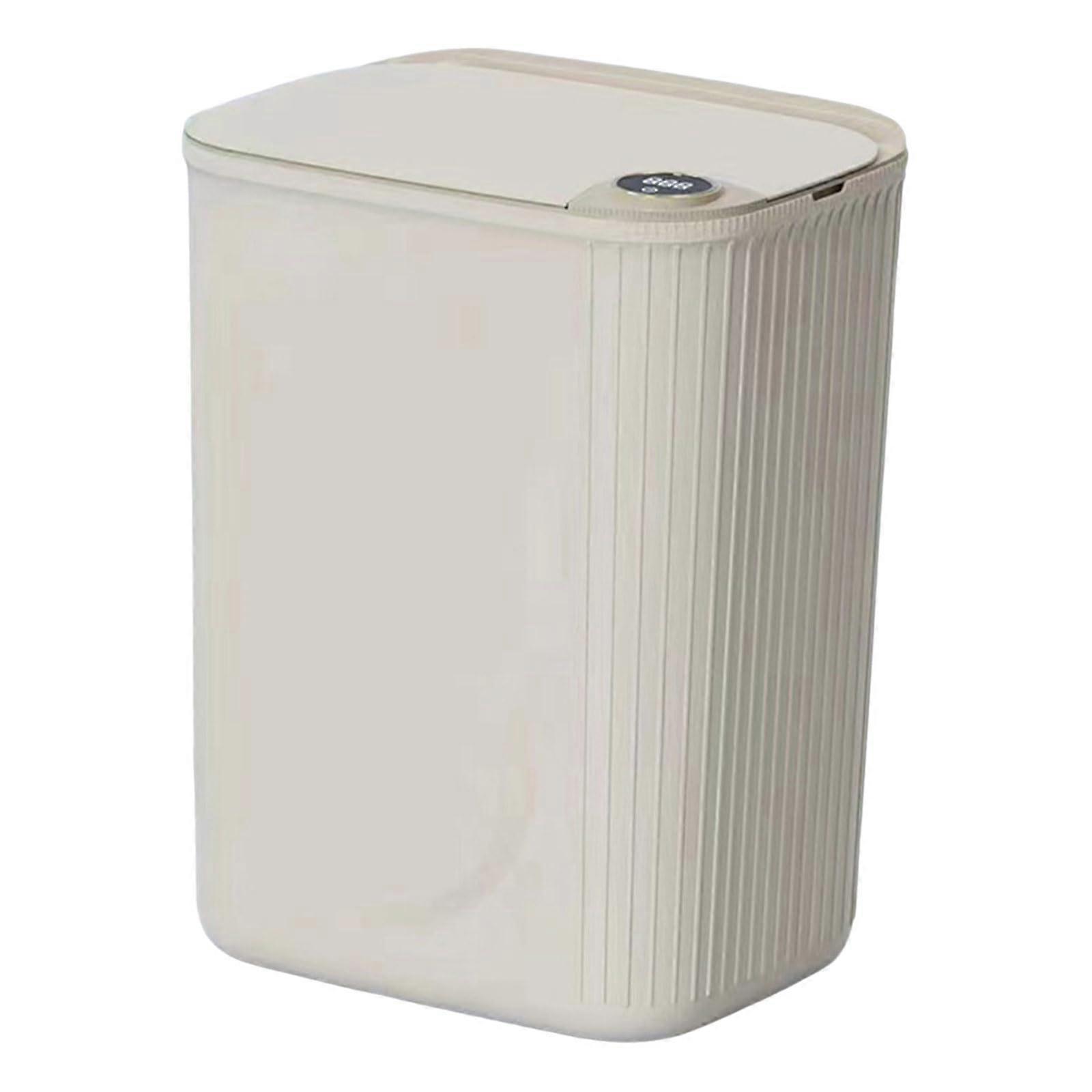 Bathroom Trash Can Automatic Bagging Electronic Trash Can Narrow Seam Garbage Bucket for Home