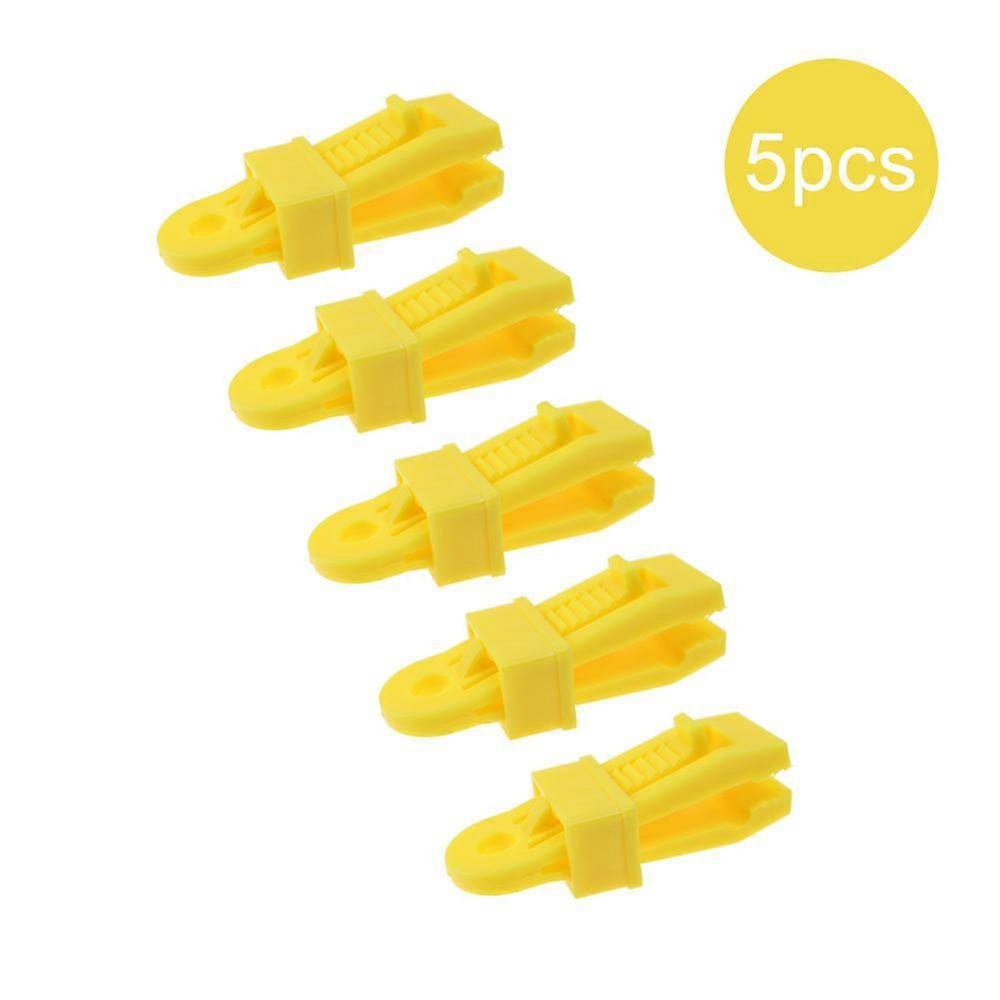 5 PCS Tarpaulin Clip Awning Tent Clamp Tarpaulin Fixation Adjustable Outdoor Camping Hiking Hook Anchor Lashing Buckle