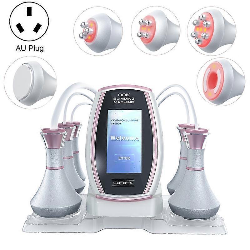 5 In 1 80K Ultrasonic Cavitation Vacuum Radio Frequency Lipo Slimming Machine AU Plug
