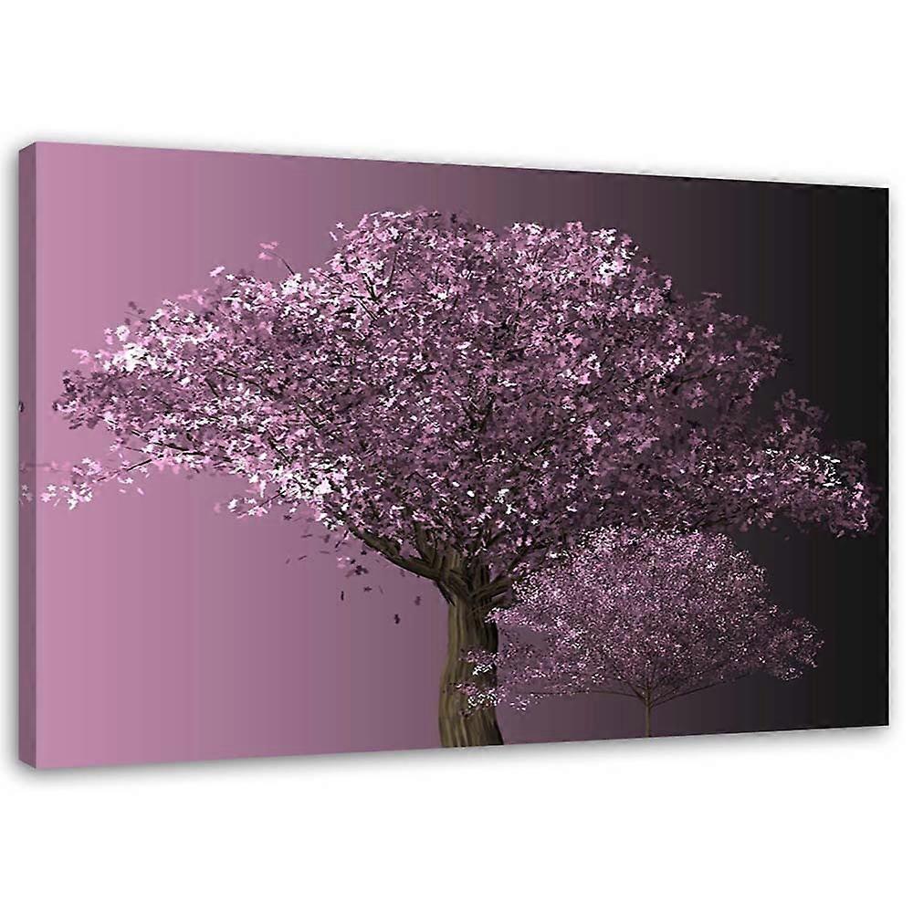 Impression sur toile, Arbre violet - 100x70
