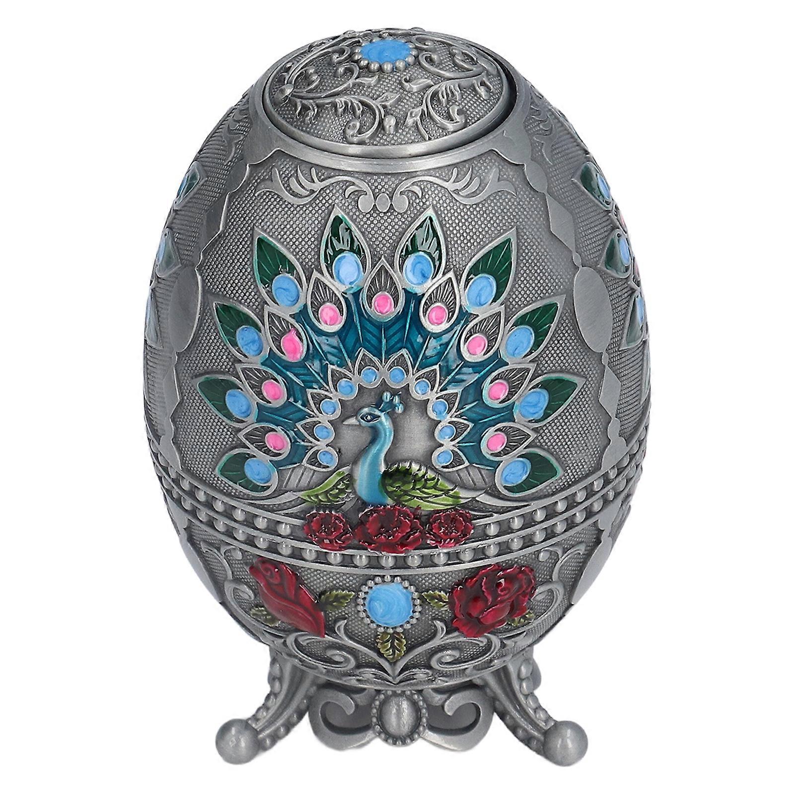Toothpick Dispenser Box Multifunctional Retro Appearance Peacock Relief Beautiful Practical Toothpick Dispenser for Home