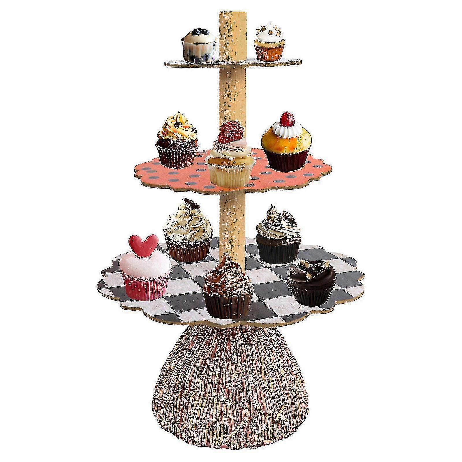 Tree Root Style Halloween Broom Stand - Perfekt for snackskåler på temafester