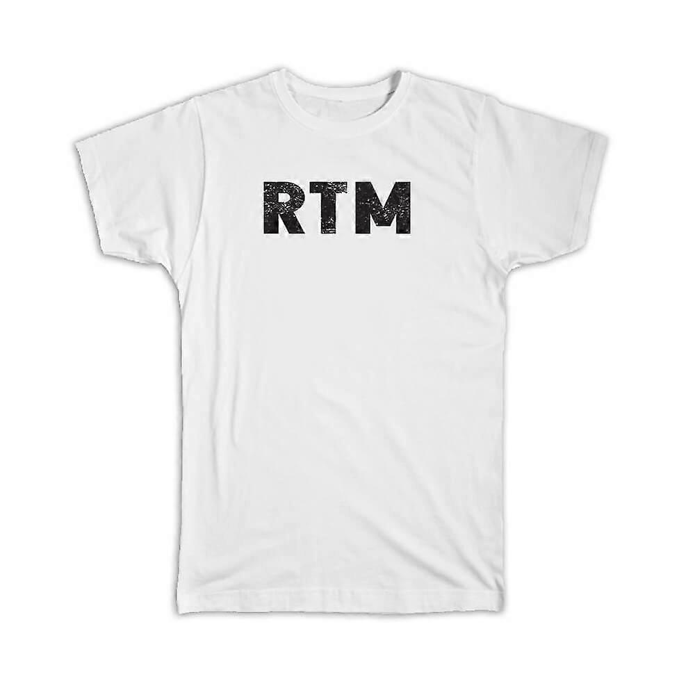 Gift T-Shirt: Netherlands Rotterdam The Hague Airport RTM Airline