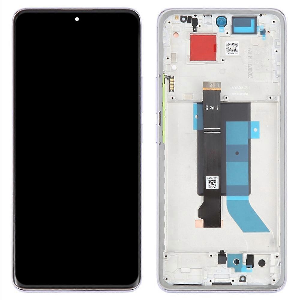 For Xiaomi Redmi Note 14 Pro+ 5G OEM Grade S AMOLED Screen and Digitizer Assembly + Frame (Without L