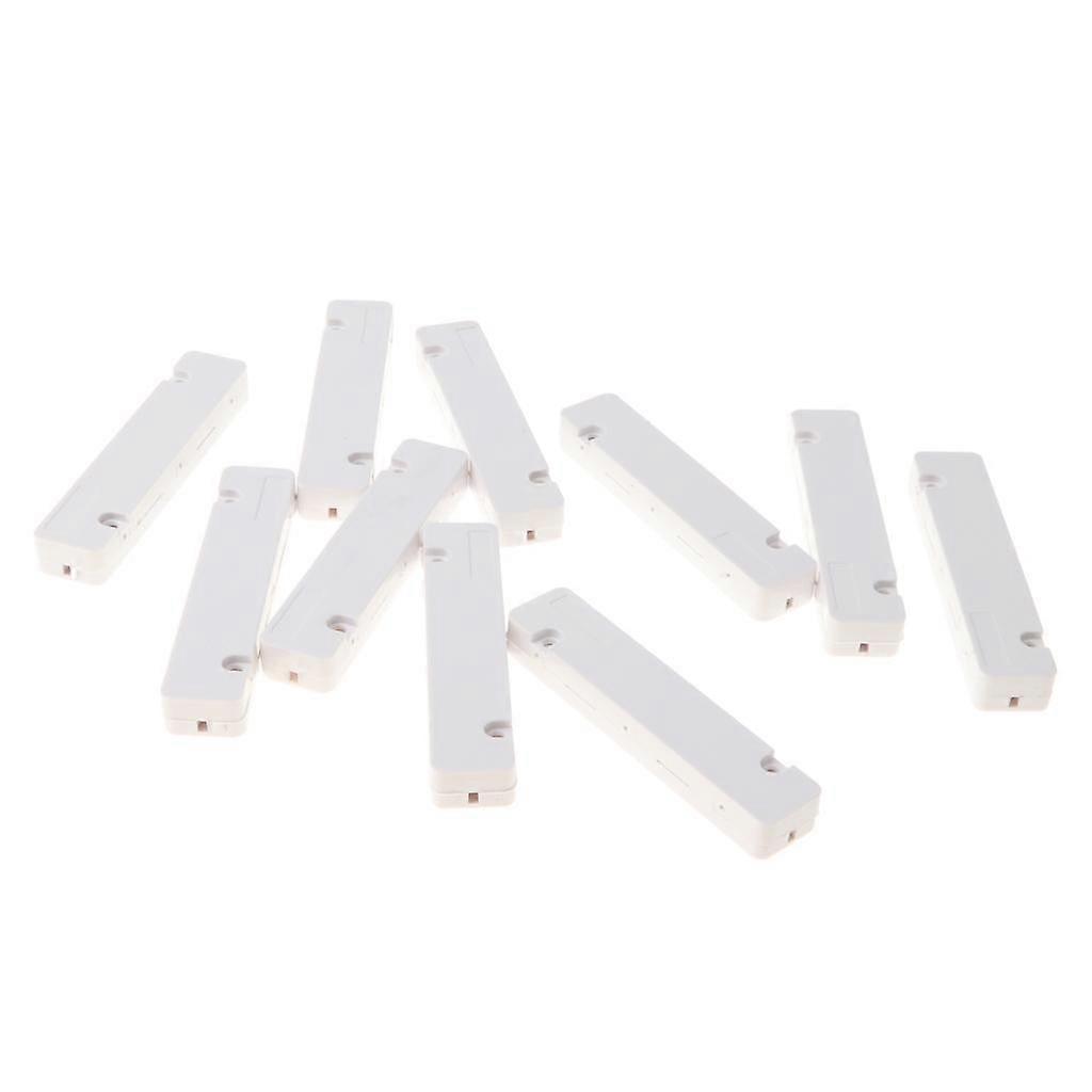 10x FTTH Glasfaserkabel Schutzbox für Lederdraht weiß