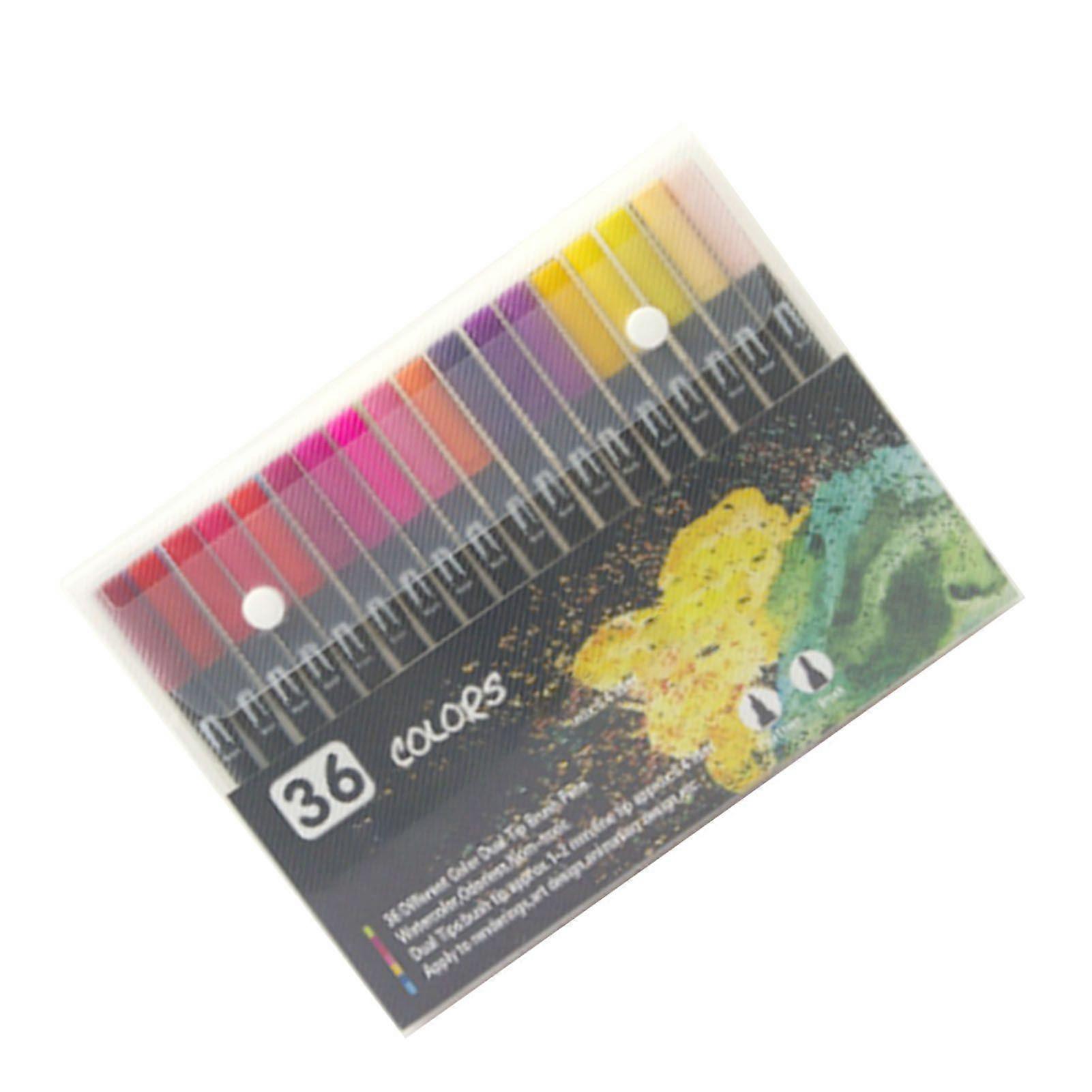 36 Color Double-Headed Marker Pen Set for Drawing