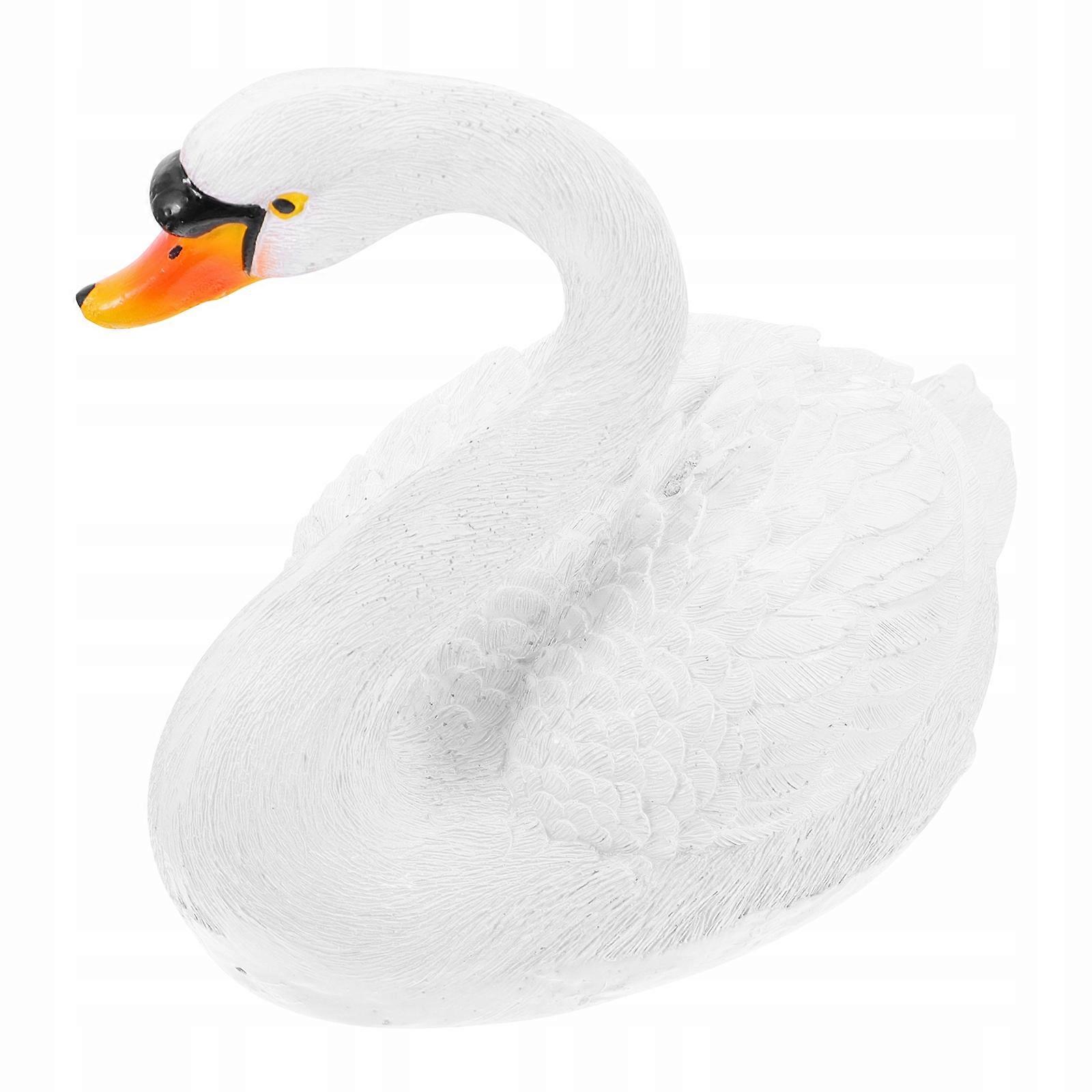 Teich Schwan Statue Schwimmendes Ködermodell