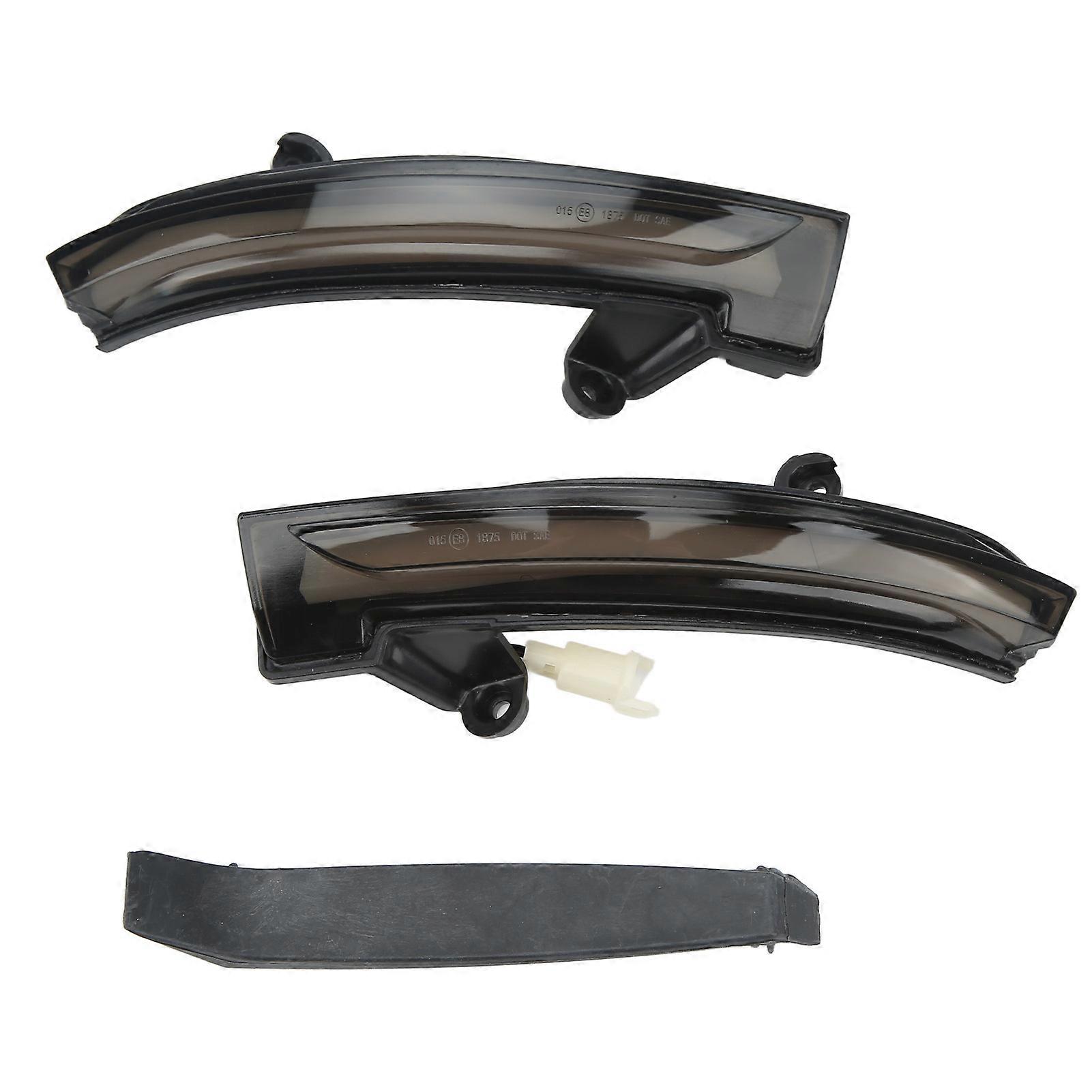 Rear View Mirror Turn Signal Lights Strong Light Transmission Replacement for Megane 4 IV 2016‑2019