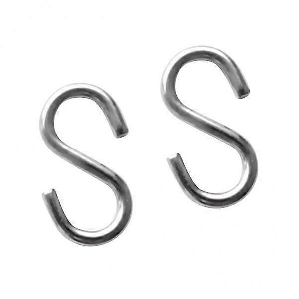 High-Quality Stainless Steel S Hooks Bundle - Dozen