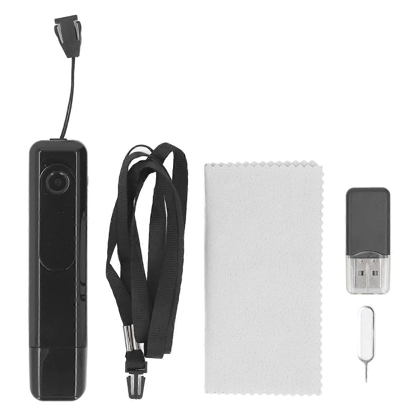 1080P Wearable Camera - Compact Body Mounted Video Recorder with Motion Detection & 32hr Recording