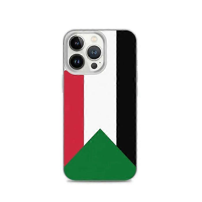 iPhone Case - iPhone 13 Pro - Sudan Flag - Soft - Multicolor - Vertical