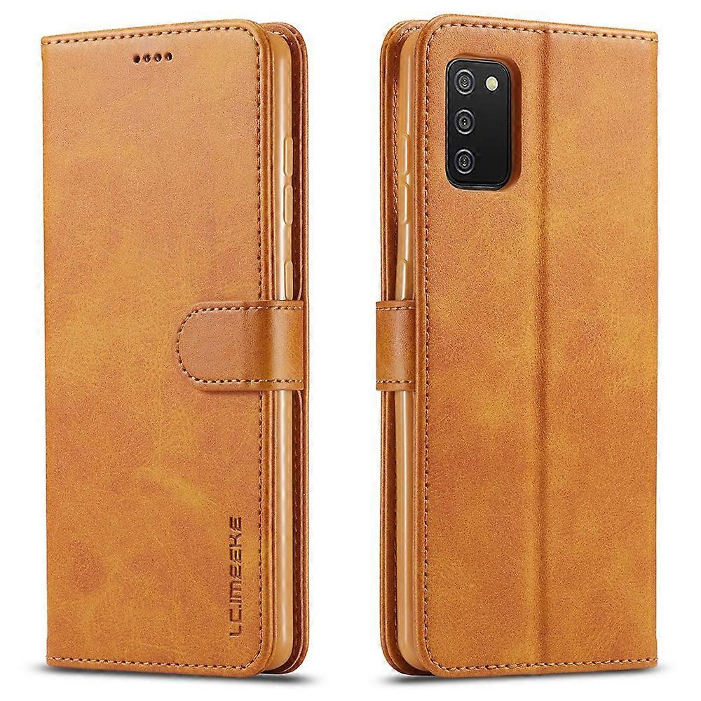 LC.IMEEKE Wallet Design Leather Phone Stand Case Protector for Samsung Galaxy A03s (166.5 x 75.98 x 