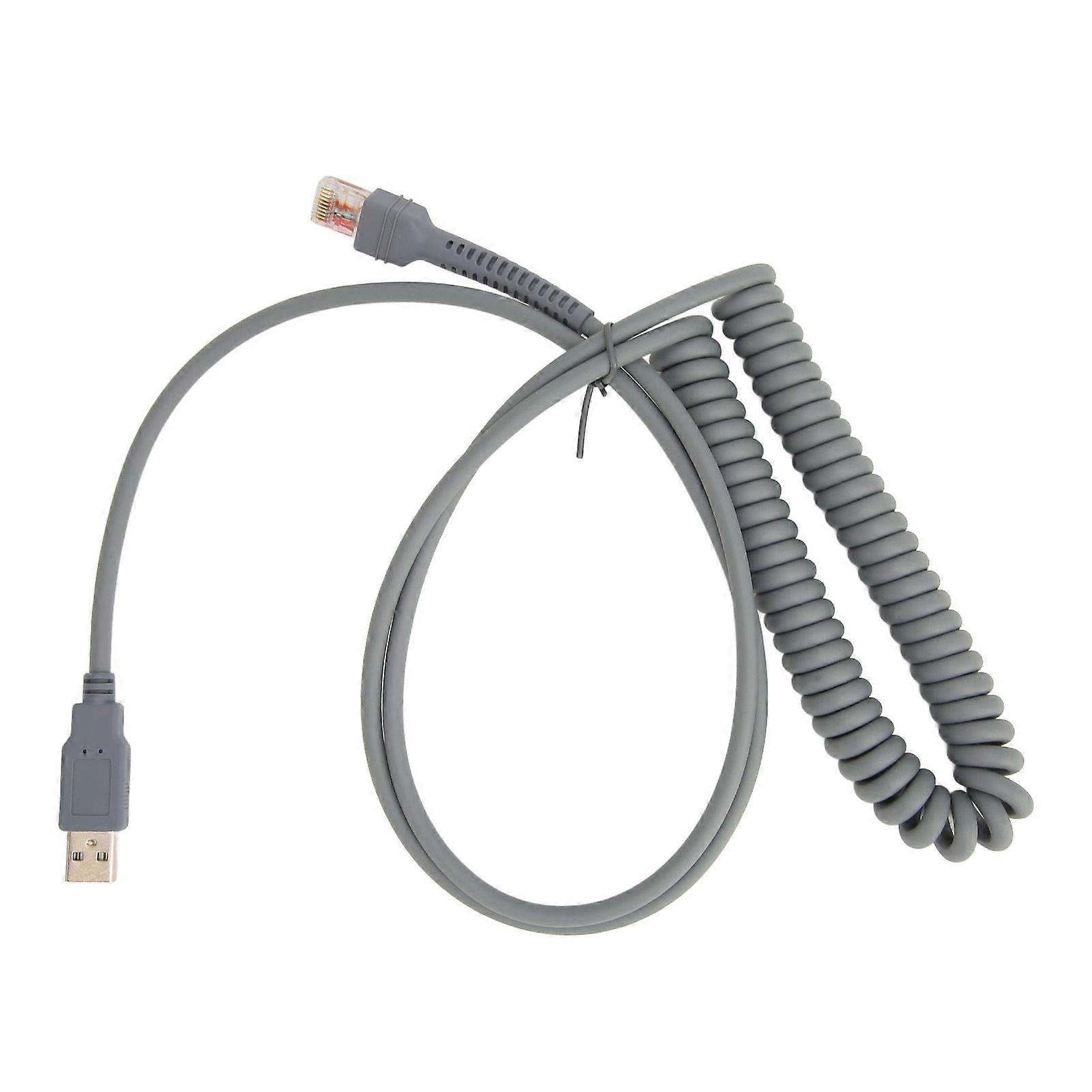 Barcode Scanner Cable ABS 3 Meters USB Scan Cable for Symbol LS2208 Ls1203 Ls4208 Ls4278 Ds6707