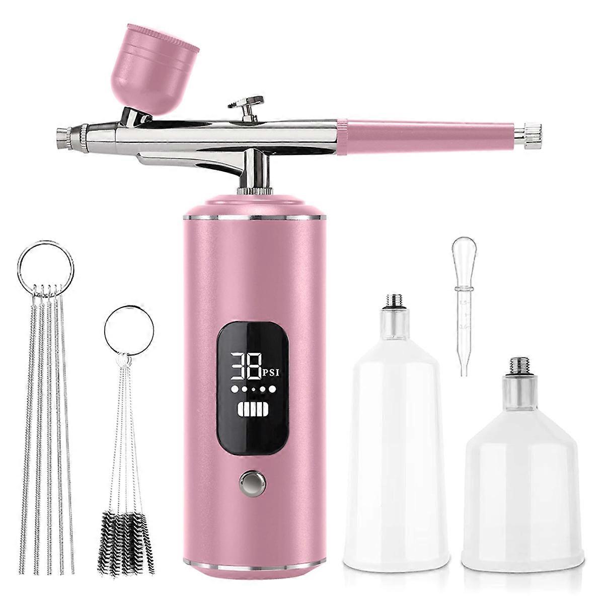 Digital Air Brush with Compressor Crafts Air Brush Pink