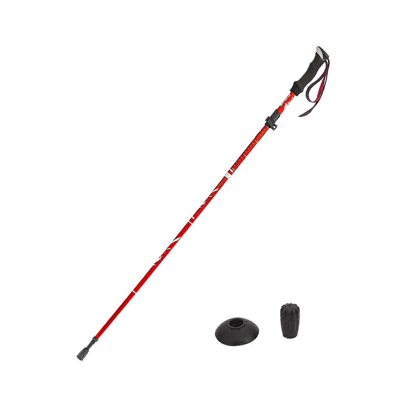 Folded Hiking Trekking Cane Cane Telescopic Strong Support Lightweight Stick