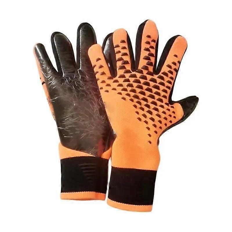 Goalkeeper Soccer Gloves for Youth and Adults, Breathable Super Grip Latex, Shock Absorbing Padding, Durable and Non-Slip