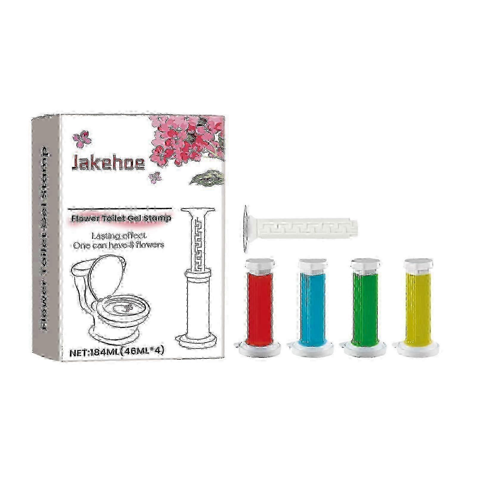 Toilet Gel Deodorizer Flower Household Toilet Descaling Deodorizing Deodorizing Fragrance Deodorizing Odor-Removing Toilet Cleaner
