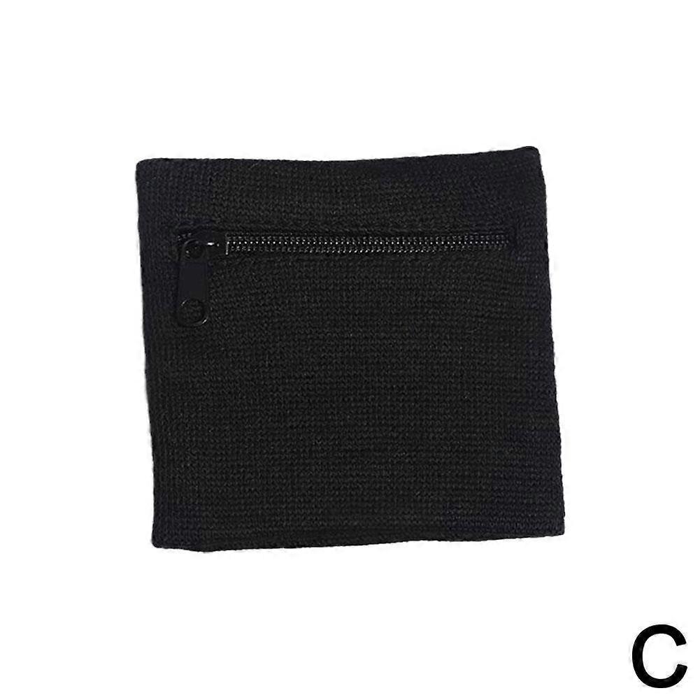 Adjustable Cotton-Polyester Fitness Wrist Wallet for Running and Gym Secure Storage of Keys and Essentials
