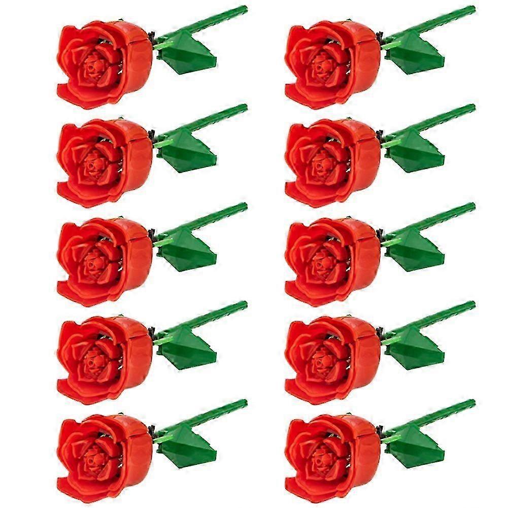 Romantic Rose Bouquet Building Blocks Eternal Model Assembled Plant Home Decoration Mother'S Day Bi