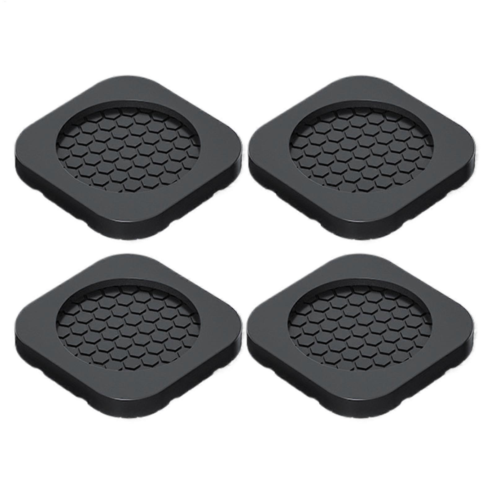 Waschmaschinen-Fußpolster, Anti-Vibrations-Pads für Standard- und Frontlader, Stoßdämpfende Unterlegscheiben, Set mit 4 Stück