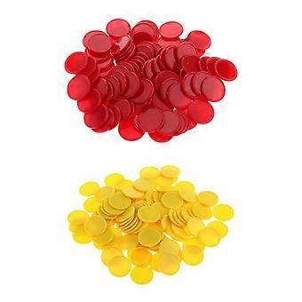 200x 25MM barreled Plastic Chip money 100 barrels a
