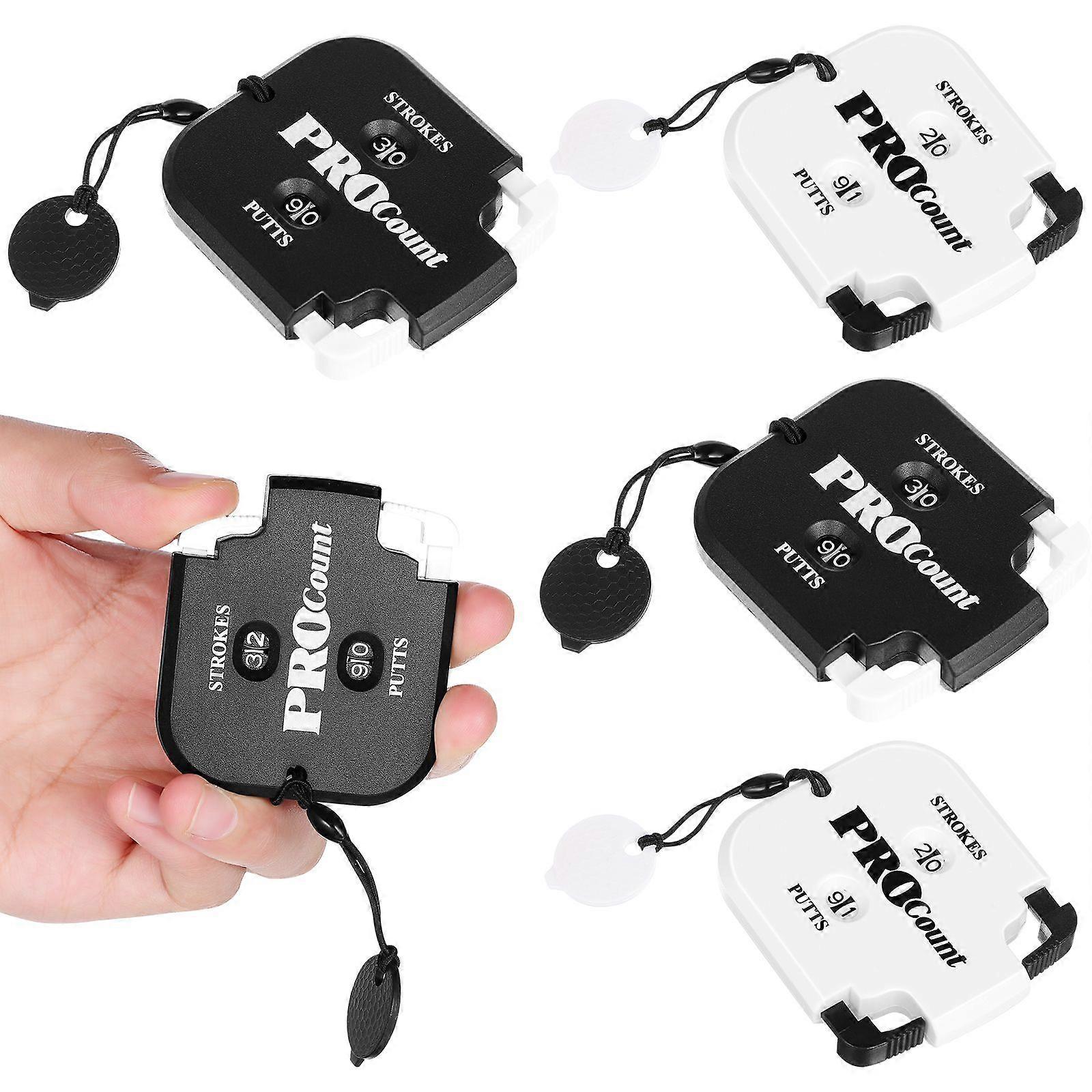 4Pcs Golfs Score Counters Golfs Stroke Counters Mini Golfs Counters Handheld Golfs Score Counters