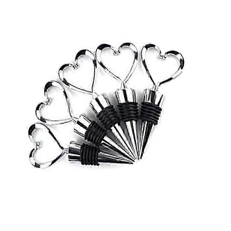 11 ラブデザイン、ステンレススチール、ハート型、ワイン&ビバレッジボトル