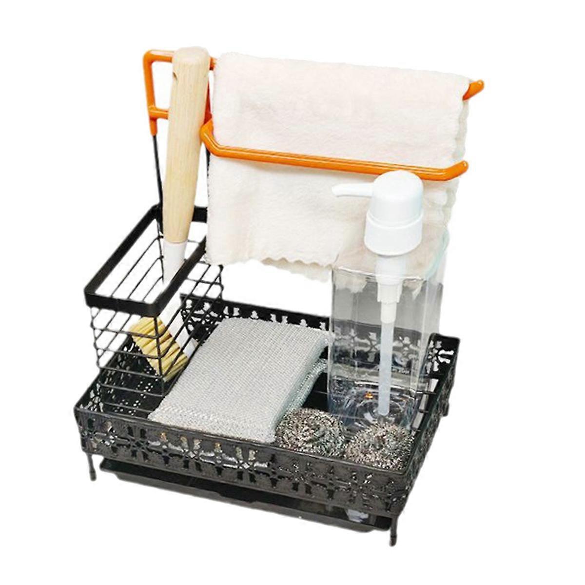 Sponge Holder Kitchen Sink Rack Stand Organizer Storage Rack