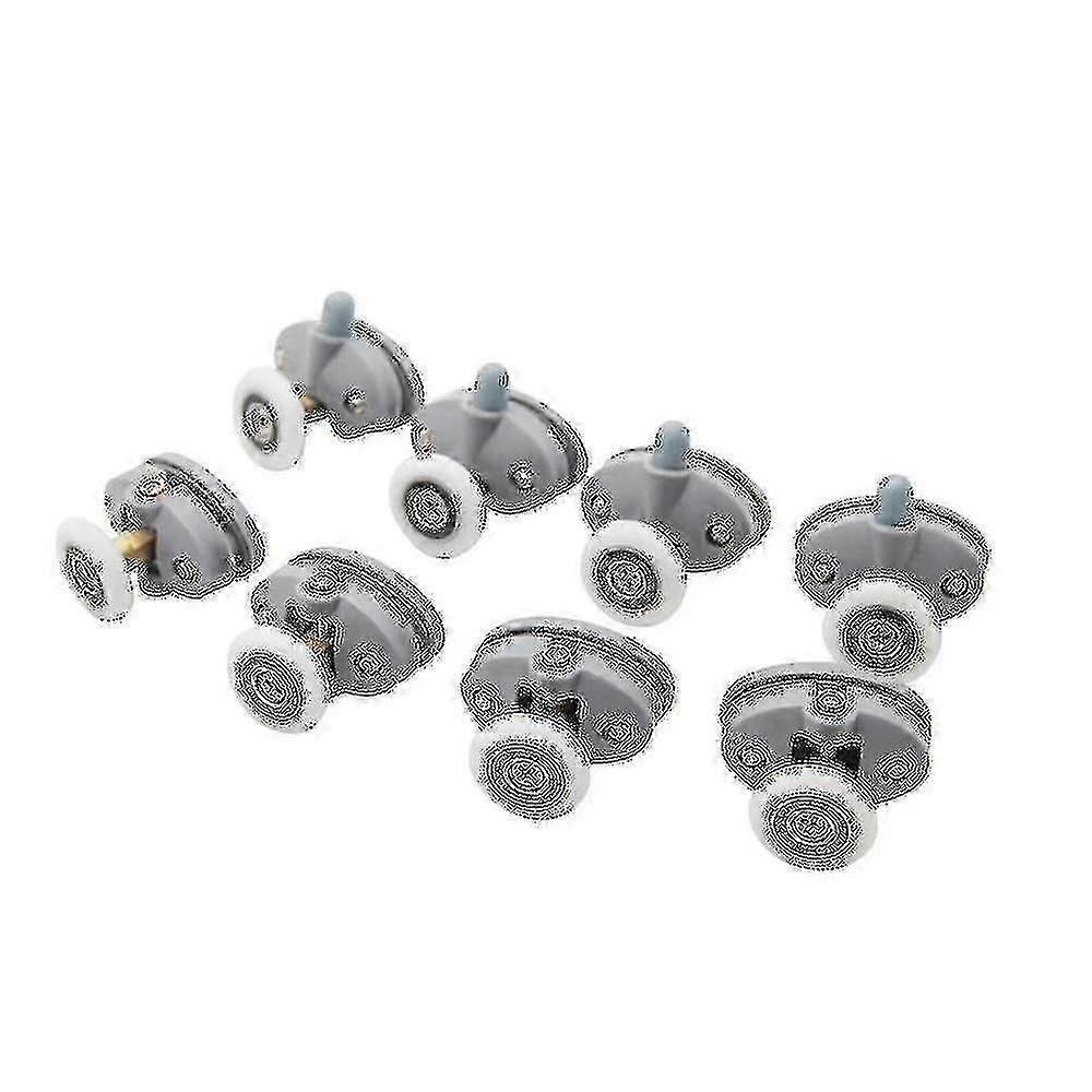 Nylon Single Pop Up Pulley Runner Wheel Shower Cabin Sliding Glass Door Rollers