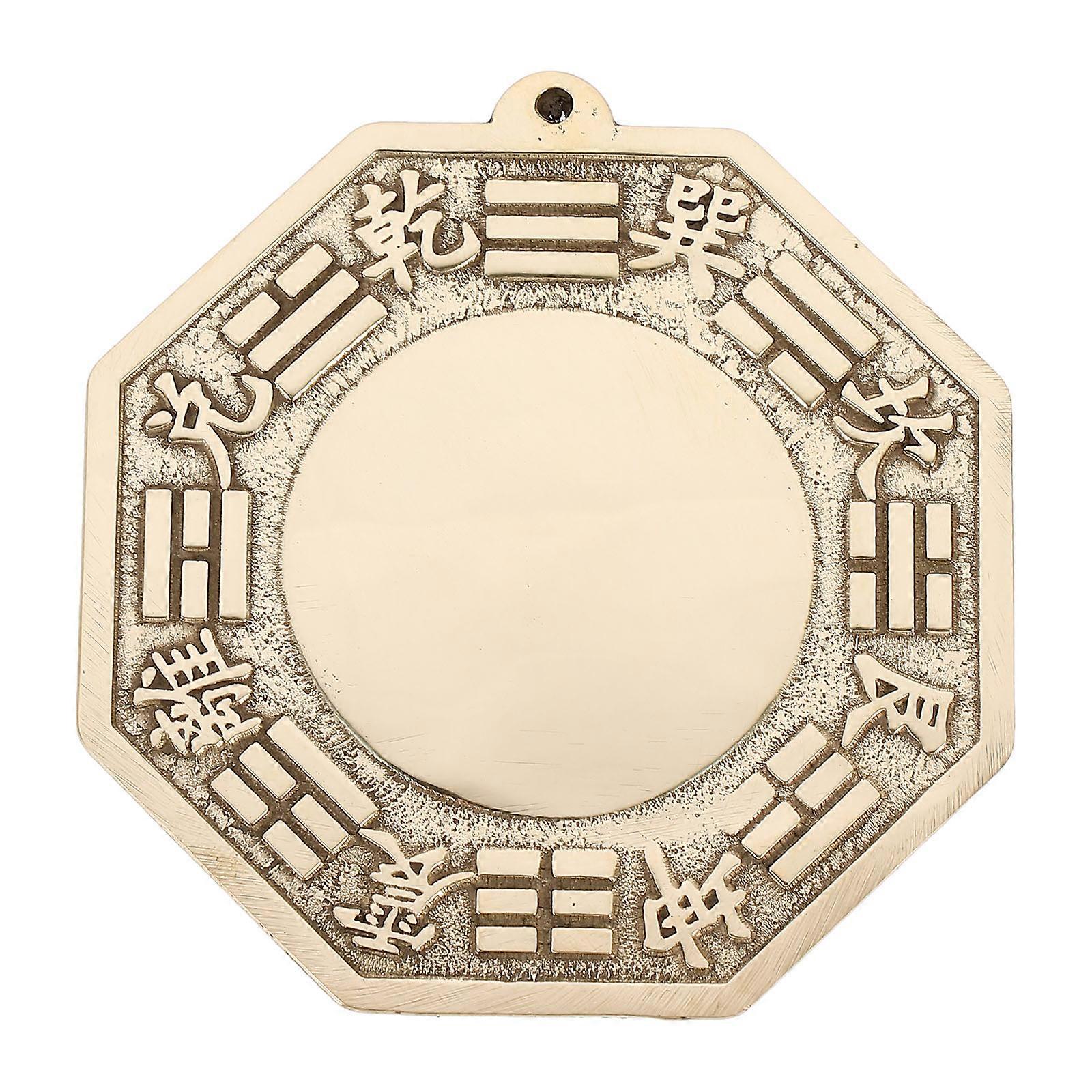 Bagua Mirror Convex Feng Shui, Wealth-Enhancing Decor Ideal for Outdoor Placement