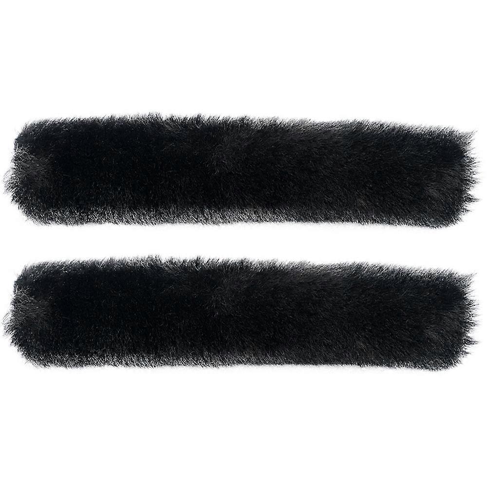 Fuzzy Slipper Charms for Women, Warm Fleece Shoelace Covers, Detachable Slipper Decor