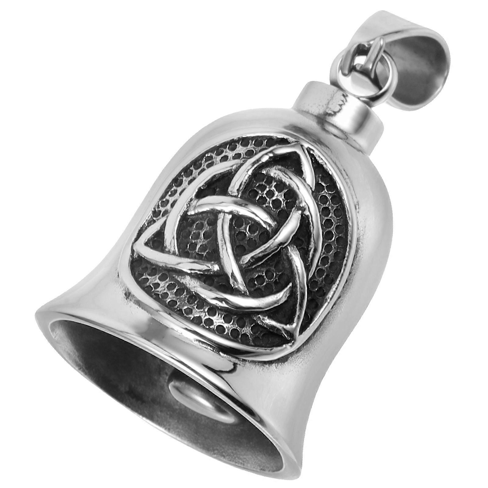 Stylish Luck Bell Pendant Keyring Decorative Motorcycle Accessory Unique Symbol for Riders Enthusiasts