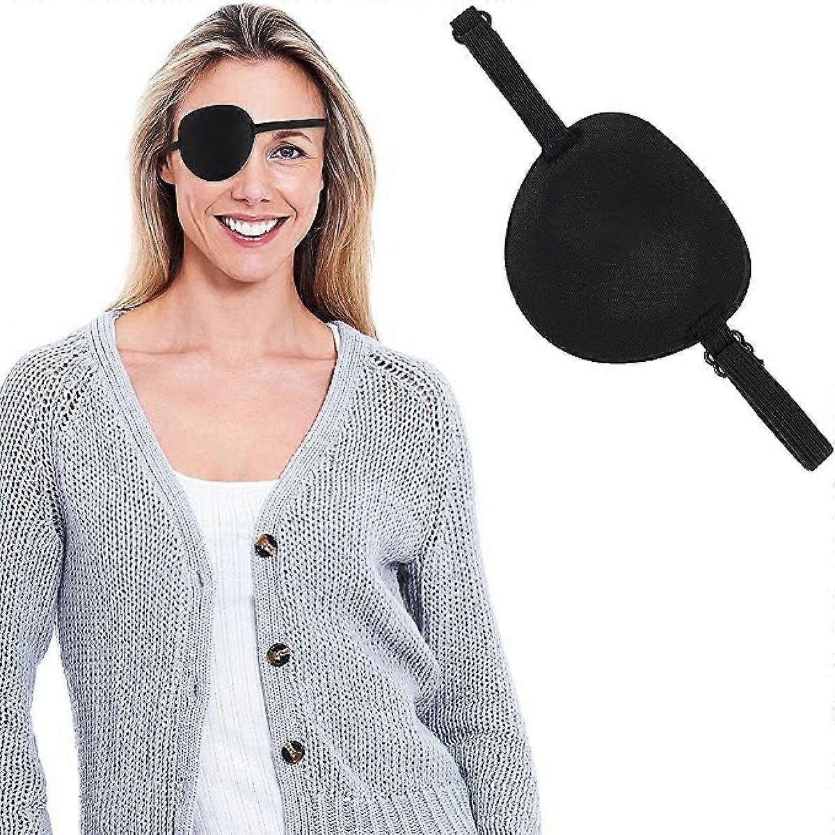 Adjustable Eye Patch 1 Pieces for Adults Children, Medical Eye Patch Adjustable, Adjustable Pirate Eye Patch